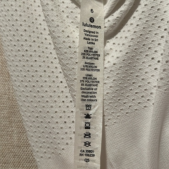 Lululemon Flex On Court Dress Size 6 - Picture 6 of 10